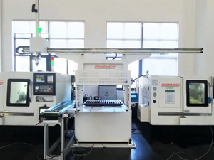 Truss-Type One-to-Two Automated CNC Lathe with Customizable Automation System